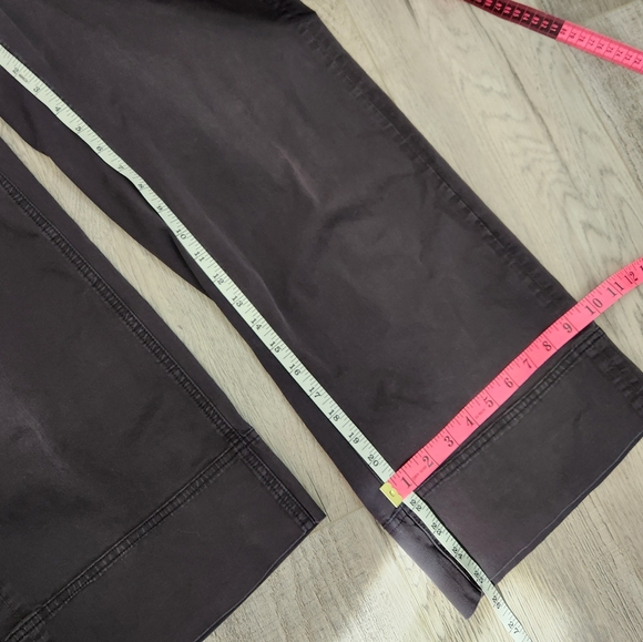 SOLD 🌟 Everlane Black The Lightweight Wide-Leg Crop Chino Pants Size 0 - Picture 15 of 16